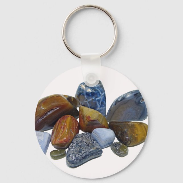 Polished Rocks Keychain (Front)