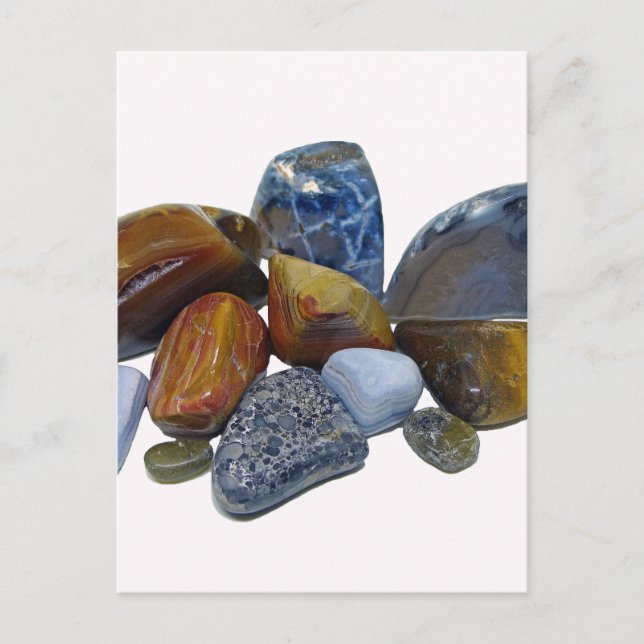 Polished Rocks Postcard (Front)
