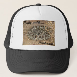 Polite until Provoked!~ Kimberly P-Chadwick Trucker Hat