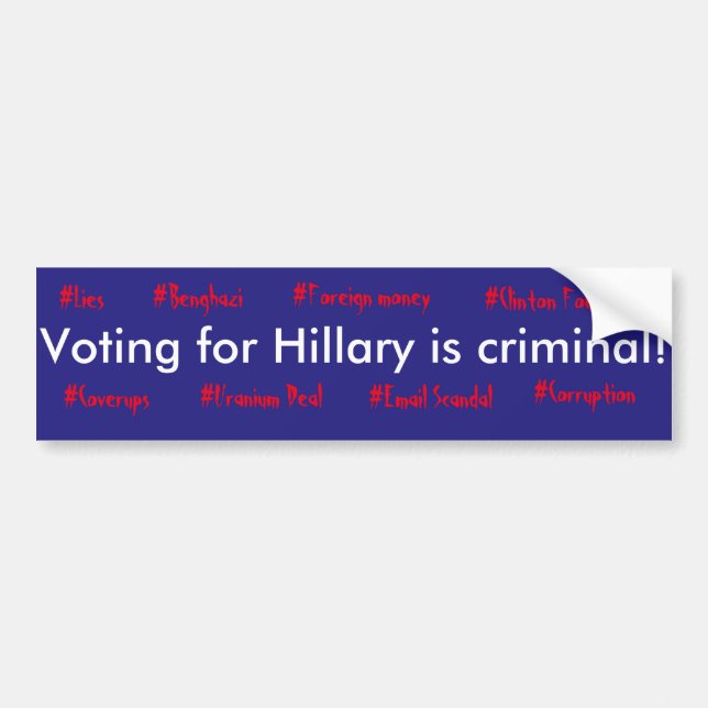 Political Bumper Sticker (Front)