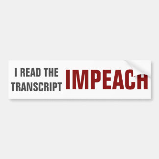 political bumper sticker