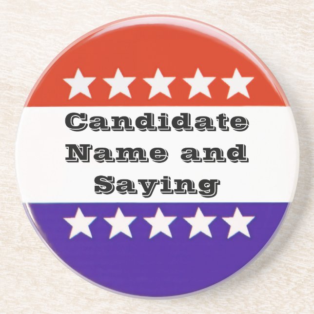 Political Button Coaster (Front)