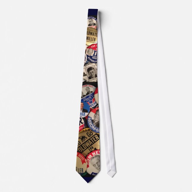 Political Button Tie (Front)