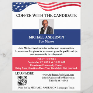 Political Campaign Candidate Introduction Flyer