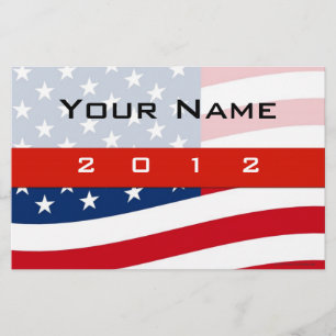 Political Campaign Flyer Printing, Med. Size