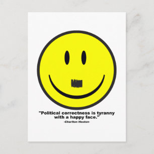 political correctness postcard