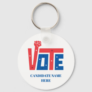 Political Election Campaign Giveaways Keychain