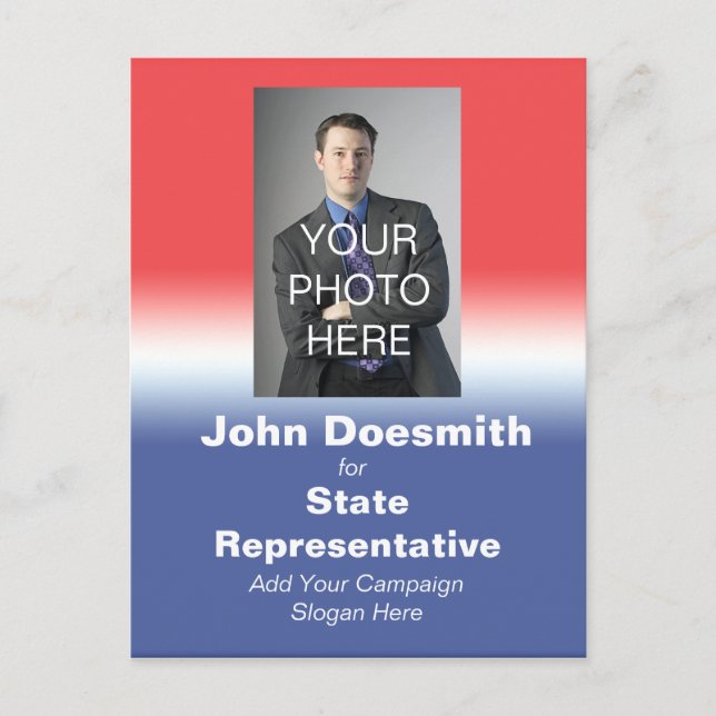 Political Election Campaign Post Card Election (Front)