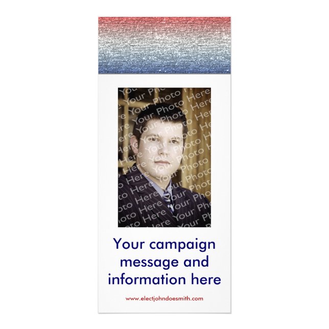 Political Election Campaign Rack Card Template (Front)