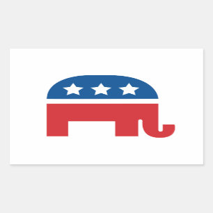 Political Graphic - Republican Elephant Sticker