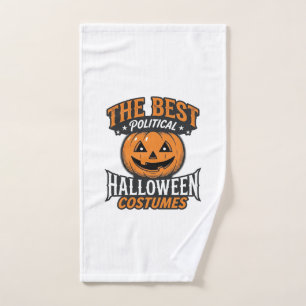 Political Halloween Costume Pumpkin Vintage Shirt_ Hand Towel