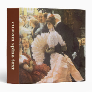 Political Lady by James Tissot, Vintage Victorian Binder