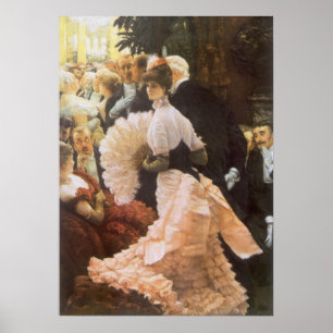 Political Lady by James Tissot, Vintage Victorian Poster