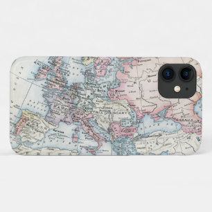 Political Map of Europe (1916) iPhone 11 Case
