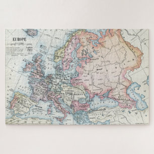 Political Map of Europe (1916) Jigsaw Puzzle