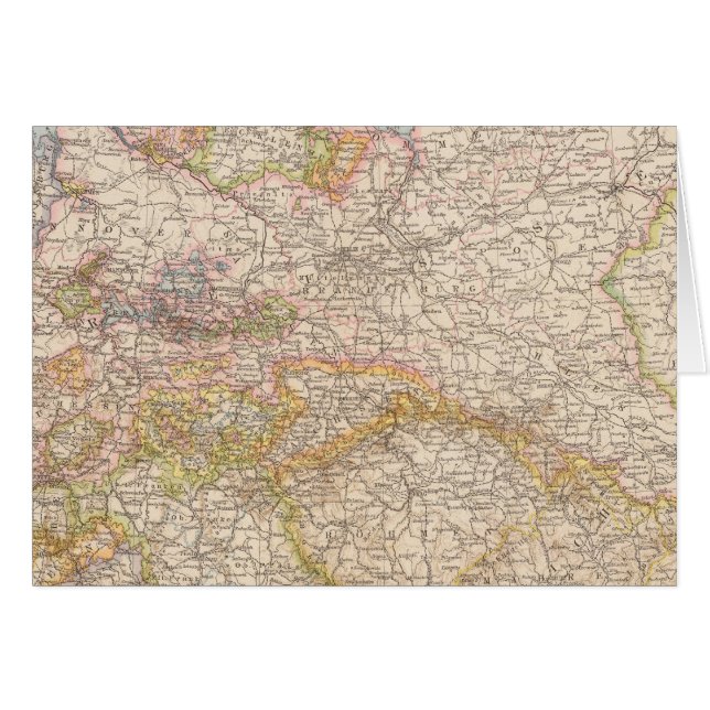 Political Map of Germany (Front Horizontal)