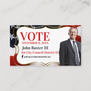 Political Office Business Card