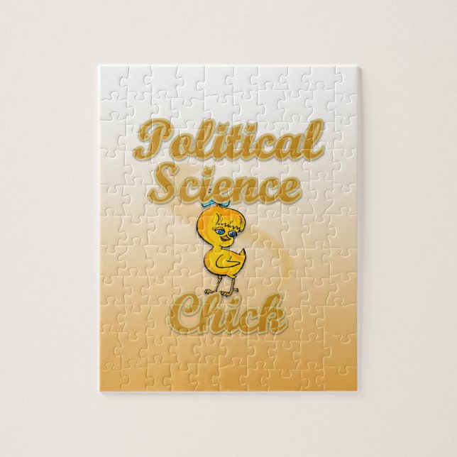 Political Science Chick Jigsaw Puzzle (Vertical)