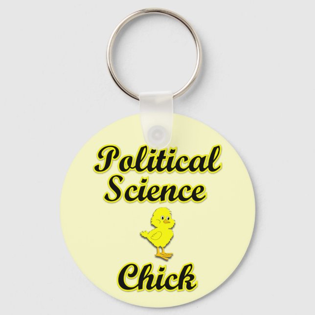 Political Science Chick Keychain (Front)