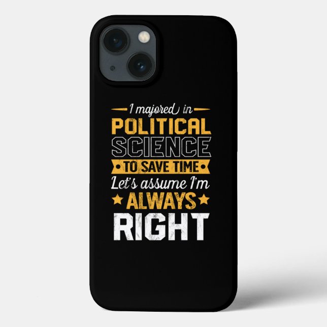 Political Science Major For Back To School Gift Case-Mate iPhone Case (Back)