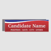 Political Theme - Customize This Bumper Sticker! Car Magnet (Front)