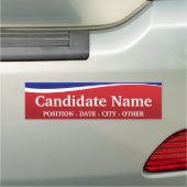 Political Theme - Customize This Bumper Sticker! Car Magnet (In Situ)