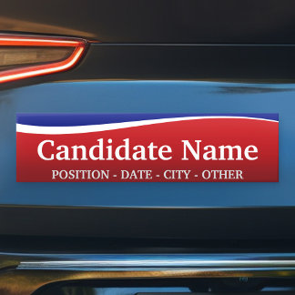 Political Theme - Customize This Bumper Sticker! Sticker