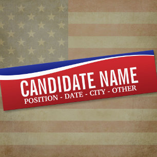 Political Theme - Customize This Bumper Sticker! Sticker