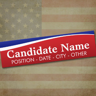 Political Theme - Customize This Bumper Sticker! Sticker