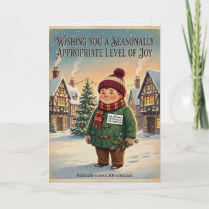 Politically Correct HR Approved Holiday Christmas Card