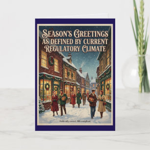 Politically Correct HR Approved Holiday Christmas Card