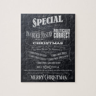 Politically Incorrect Correct woke Christmas - I Jigsaw Puzzle