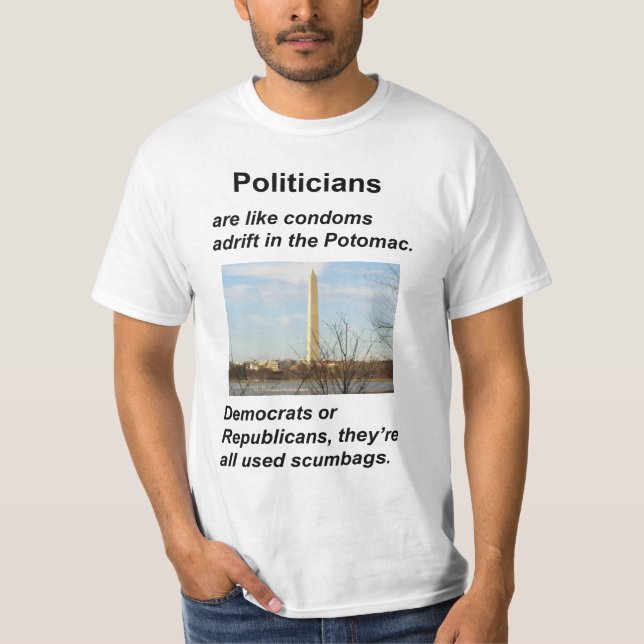 Politicians black T-Shirt (Front)