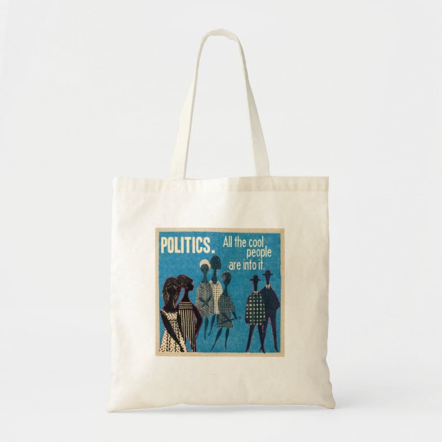 Politics Cool People tote bag (Front)