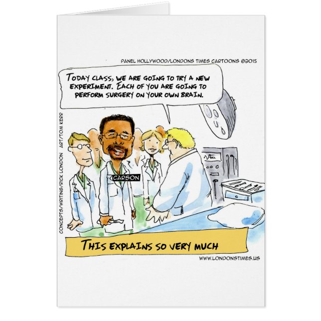 Politics: Does It Take Brain Surgery? (Front)