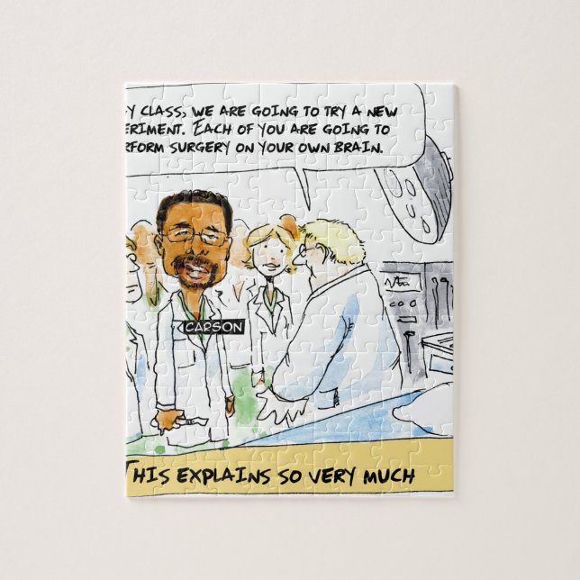 Politics: Does It Take Brain Surgery? Jigsaw Puzzle (Vertical)