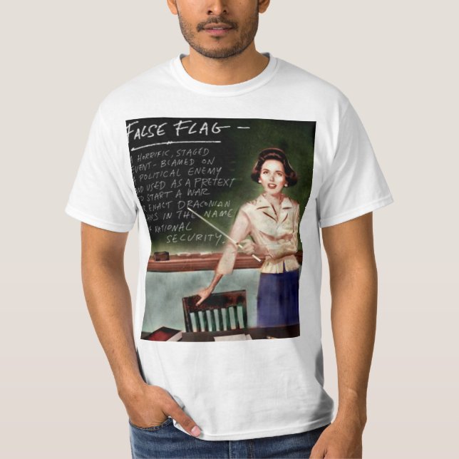 Politics - False Flag T-Shirt (Front)