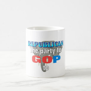 Politics for the Republican party Coffee Mug