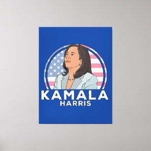 Politics Kamala Harris Canvas Print