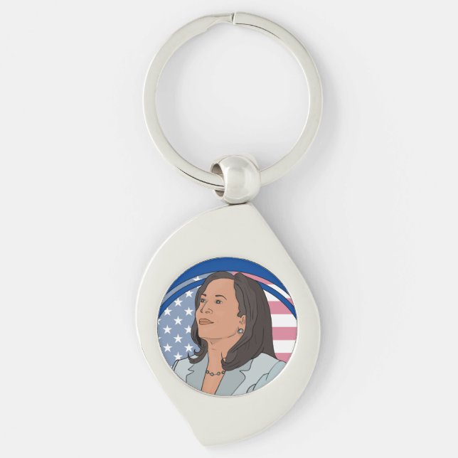 Politics Kamala Harris Keychain (Front)