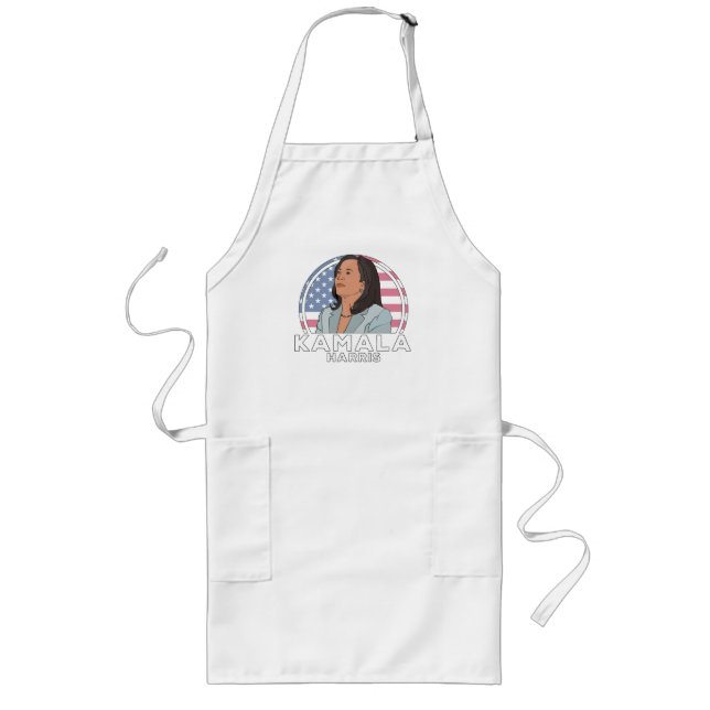 Politics Kamala Harris Long Apron (Front)