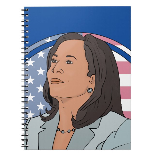 Politics Kamala Harris Notebook (Front)