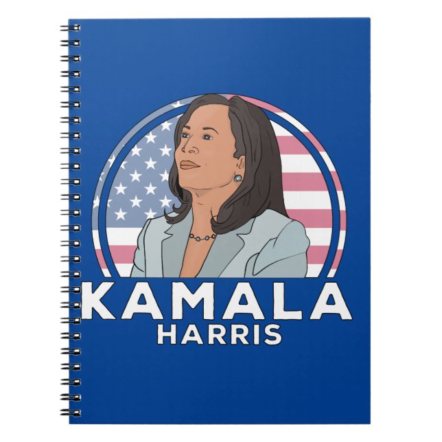 Politics Kamala Harris Notebook (Front)