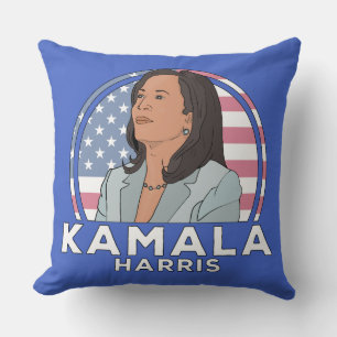 Politics Kamala Harris Throw Pillow