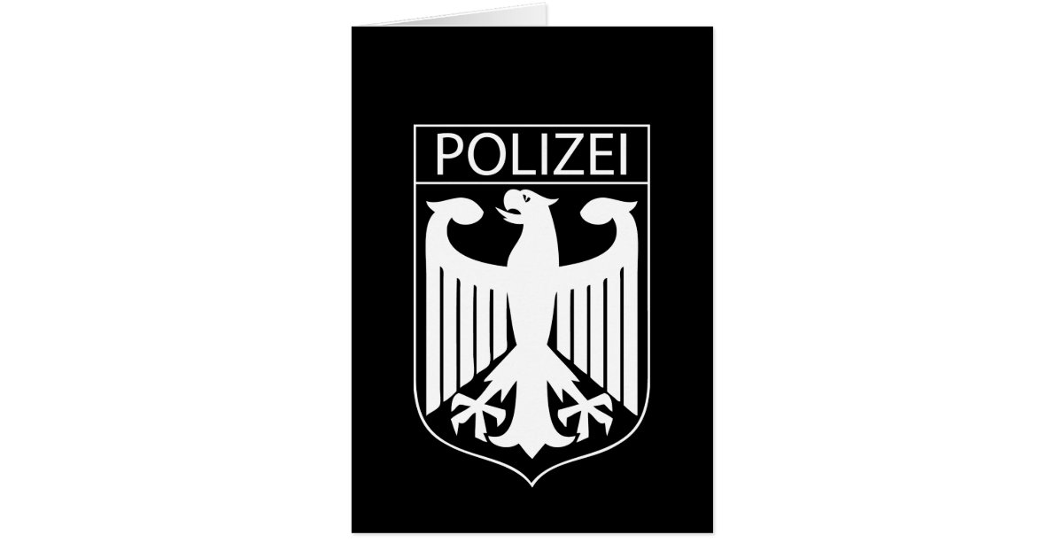 POLIZEI - German Police Symbol Gifts | Zazzle
