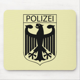 POLIZEI - German Police Symbol Gifts Mouse Pad