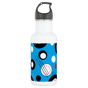 Polka Blue 532 Ml Water Bottle