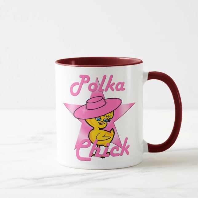 Polka Chick #8 Mug (Right)