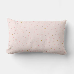 Polka Confetti Pattern Lumbar Pillow