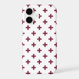 Polka de mûre croise sur blanc